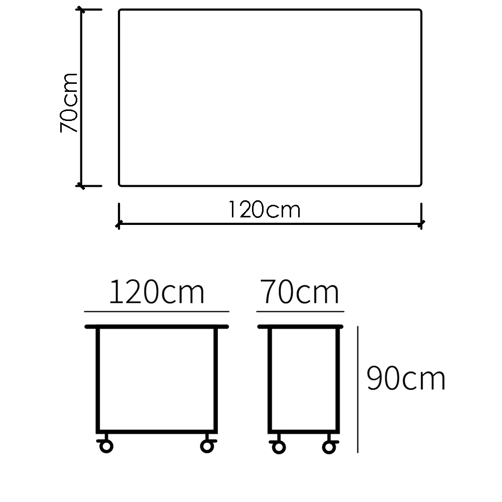 120*70-Solid Marine Board Top